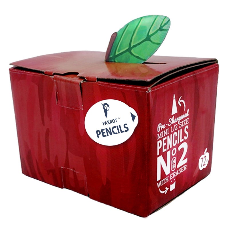 Parrot 72ct Golf Pencils No.2 HB, Half, Mini, Pew, Classroom, Testing Pencils with Inspirational Quotes, Pre-Sharpened with Eraser - Image 4